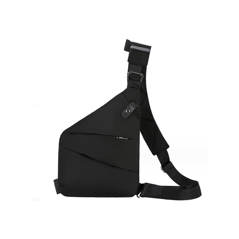 Elegante anti-diefstal schoudertas voor dames, zwart, ergonomisch, weerbestendig, veilig en stijlvol, 29x23x25 cm.