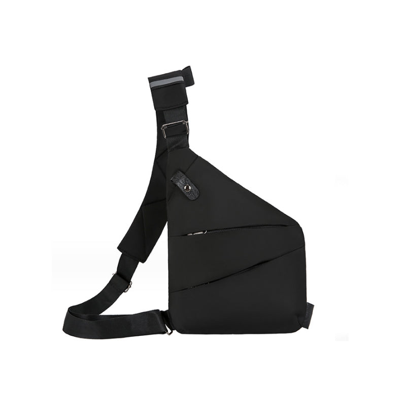 Elegante anti-diefstal schoudertas voor dames, zwart, ergonomisch, weerbestendig, veilig en stijlvol, 29x23x25 cm.