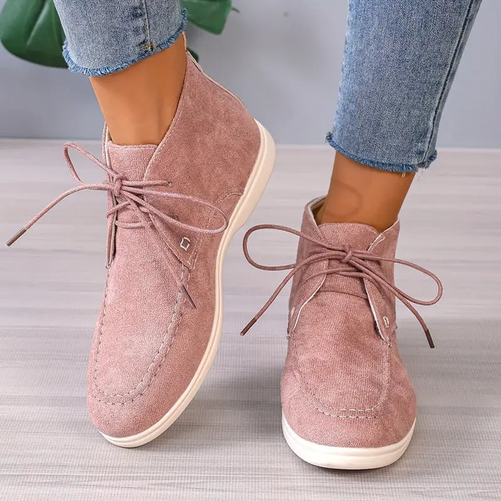 Koffiekleurige stijlvolle leren dames schoenen Maxime, geschikt voor dagelijks gebruik.