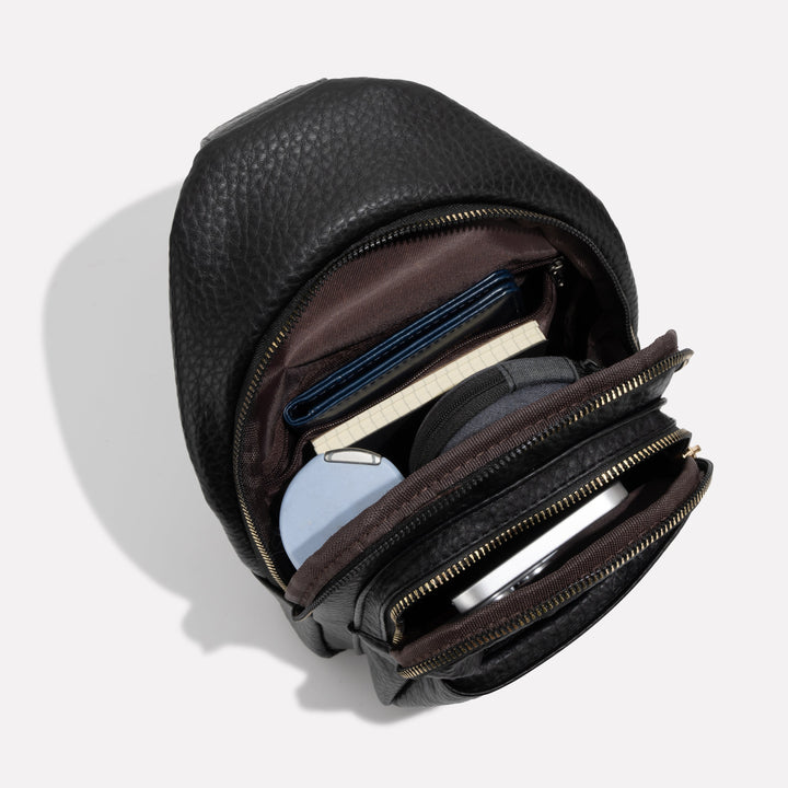 Elegante dames anti-diefstal crossbody tas, veelzijdig en veilig, met meerdere binnenvakken en waterbestendig materiaal.