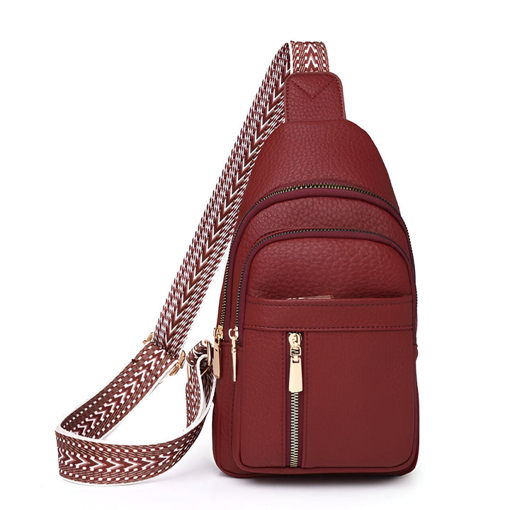 Elegante dames anti-diefstal crossbody tas, veelzijdig en veilig, met meerdere binnenvakken en waterbestendig materiaal.