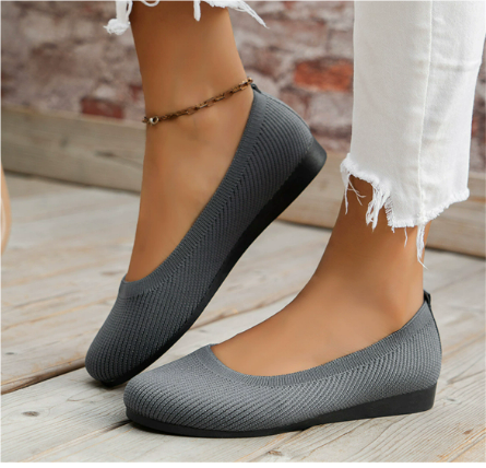 Elegante dames ballet flats in eenvoudig design, platte zool, ideaal voor elke gelegenheid, verkrijgbaar in verschillende kleuren.