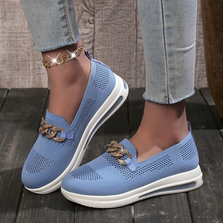 Elegante damesloafers van hoge kwaliteit, met platte hakken, ideaal voor dagelijks en speciaal gebruik.