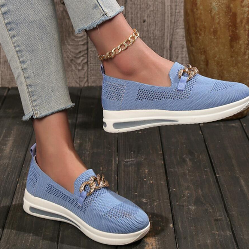 Elegante damesloafers van hoge kwaliteit, met platte hakken, ideaal voor dagelijks en speciaal gebruik.