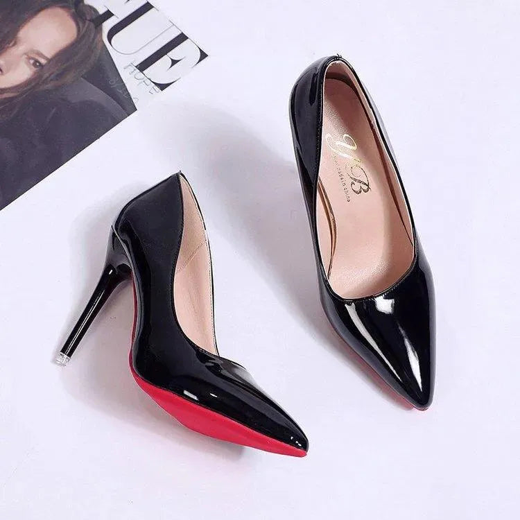 Elegante dames plateau stiletto pumps met hoge hakken, effen kleur, veelzijdig voor dagelijks gebruik en speciale gelegenheden.