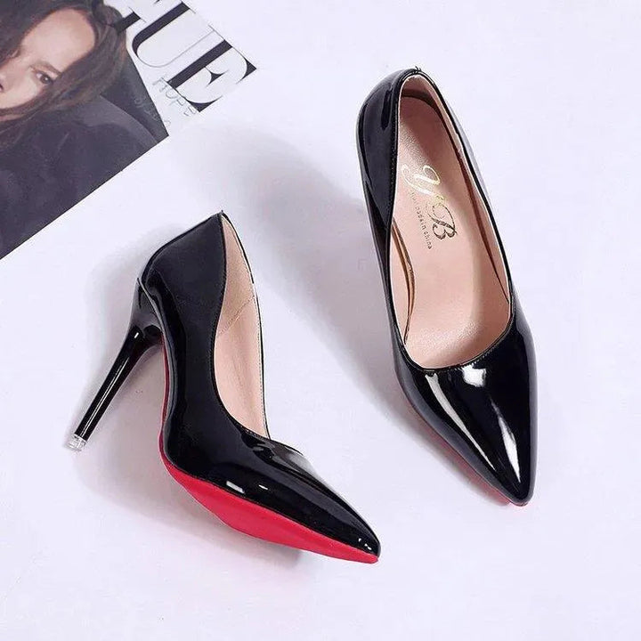 Elegante dames plateau stiletto pumps met hoge hakken, effen kleur, veelzijdig voor dagelijks gebruik en speciale gelegenheden.