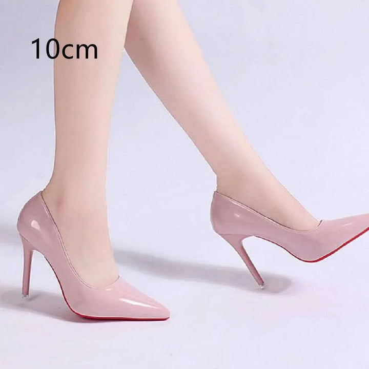 Elegante dames plateau stiletto pumps met hoge hakken, effen kleur, veelzijdig voor dagelijks gebruik en speciale gelegenheden.