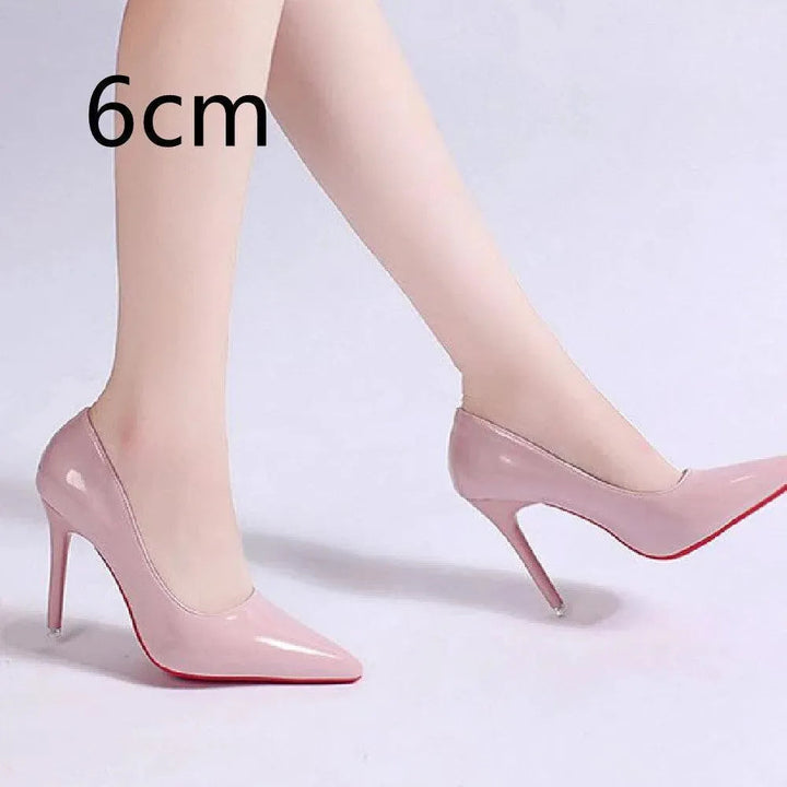 Elegante dames plateau stiletto pumps met hoge hakken, effen kleur, veelzijdig voor dagelijks gebruik en speciale gelegenheden.