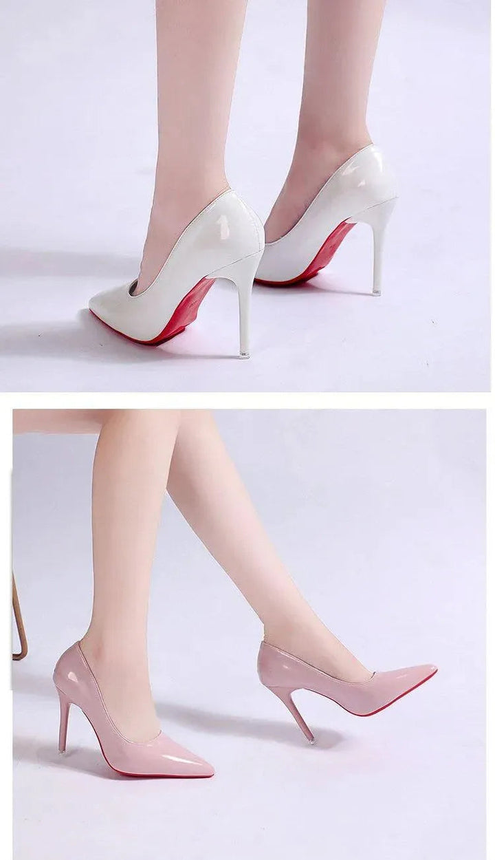 Elegante dames plateau stiletto pumps met hoge hakken, effen kleur, veelzijdig voor dagelijks gebruik en speciale gelegenheden.