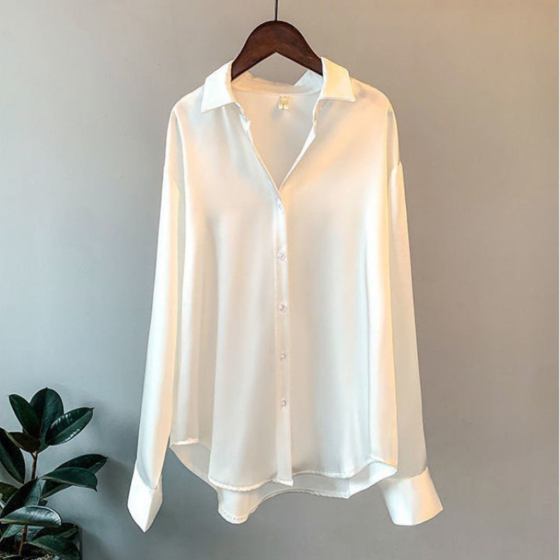 Zijde blouse van delicate zijde