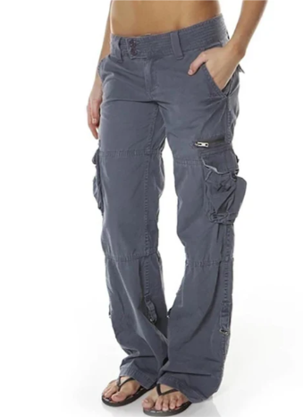 Trendy damesbroek, gemakkelijk te combineren met diverse outfits, voor een chique en comfortabele uitstraling.