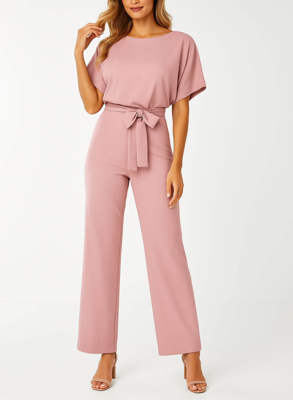 Casual-chic dames jumpsuit Sophia, een veelzijdige mode-uiting voor elke vrouw.