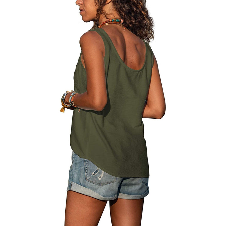 Veelzijdige dames tanktop in Ibiza-stijl, geschikt voor strand, stad of een levendig festival.