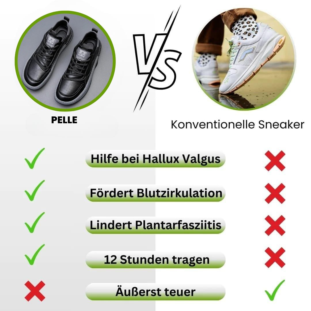 Schoenen van echt Pelle Italiaans leer in het zwart. Comfortabele en stijlvolle damesschoenen.