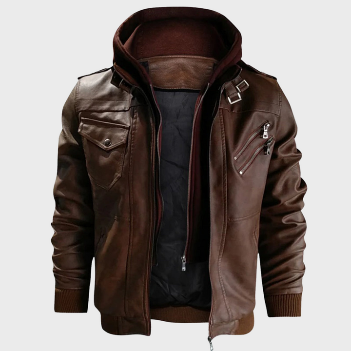 Elegante, funktionale braune Jacke mit Kapuze, stilvoll, langlebig und für Damen geeignet. Perfekt für den täglichen Gebrauch