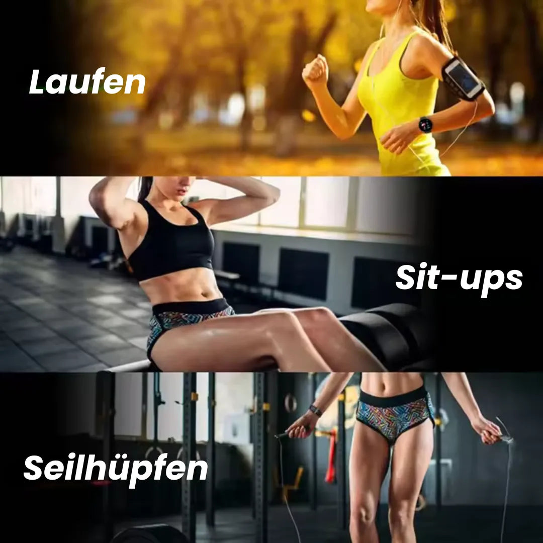 Elegante gezondheids-smartwatch met ECG- en slaaptracker, robuust design, rond wijzerplaat en stijlvolle band.