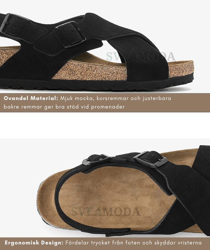 Elegante grijze suède kruisband sandalen voor dames, ideaal voor comfort en stijl bij elke gelegenheid.