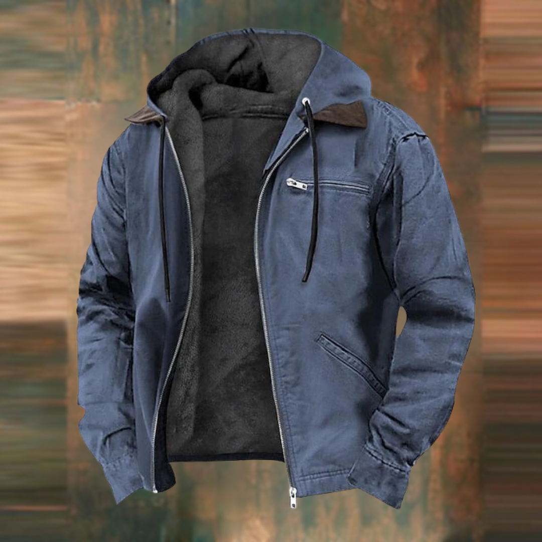 Elegante herenjas in grijs, ideaal voor koudere dagen, zachte stof, casual look, veelzijdig voor dagelijks gebruik en kantoor.