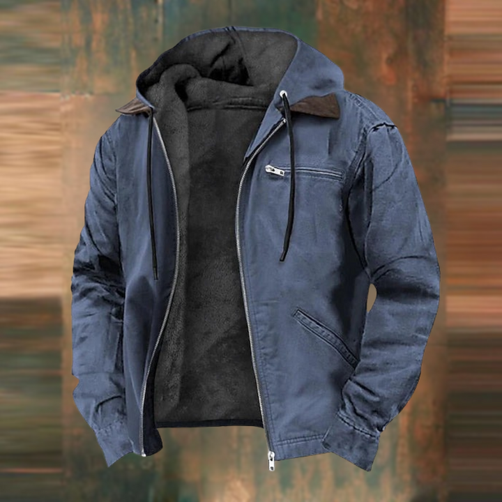 Elegante herenjas in grijs, ideaal voor koudere dagen, zachte stof, casual look, veelzijdig voor dagelijks gebruik en kantoor.