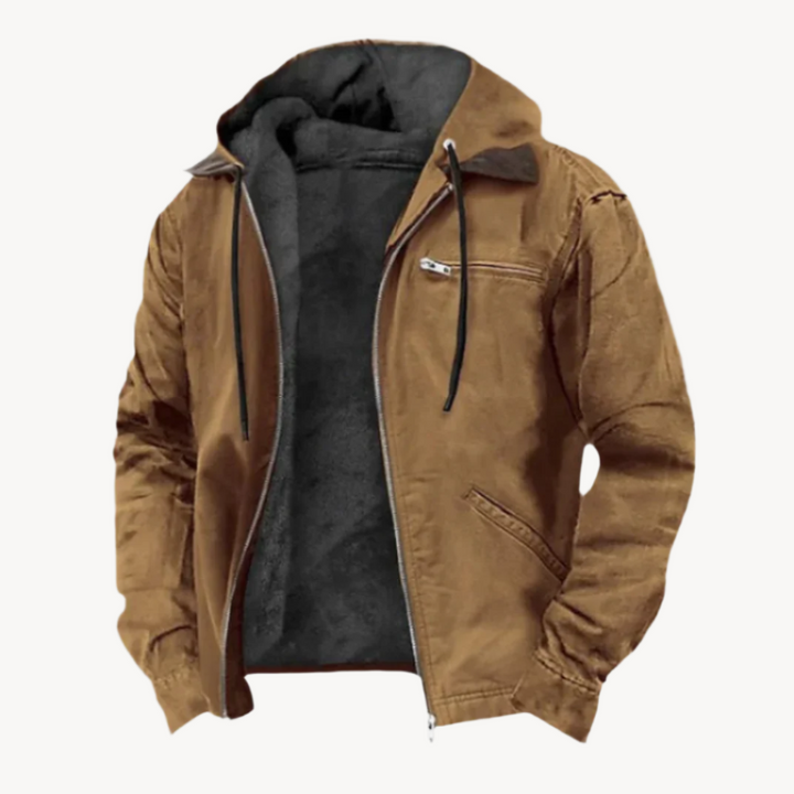 Elegante herenjas in grijs, ideaal voor koudere dagen, zachte stof, casual look, veelzijdig voor dagelijks gebruik en kantoor.