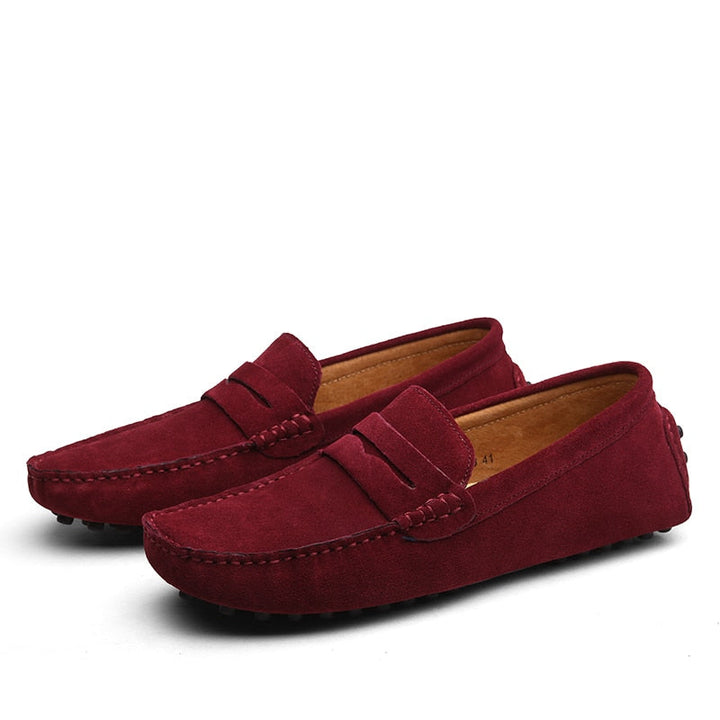 Comfortabele herenschoenen, casual instappers ideaal voor dagelijks gebruik en zomerse outfits.