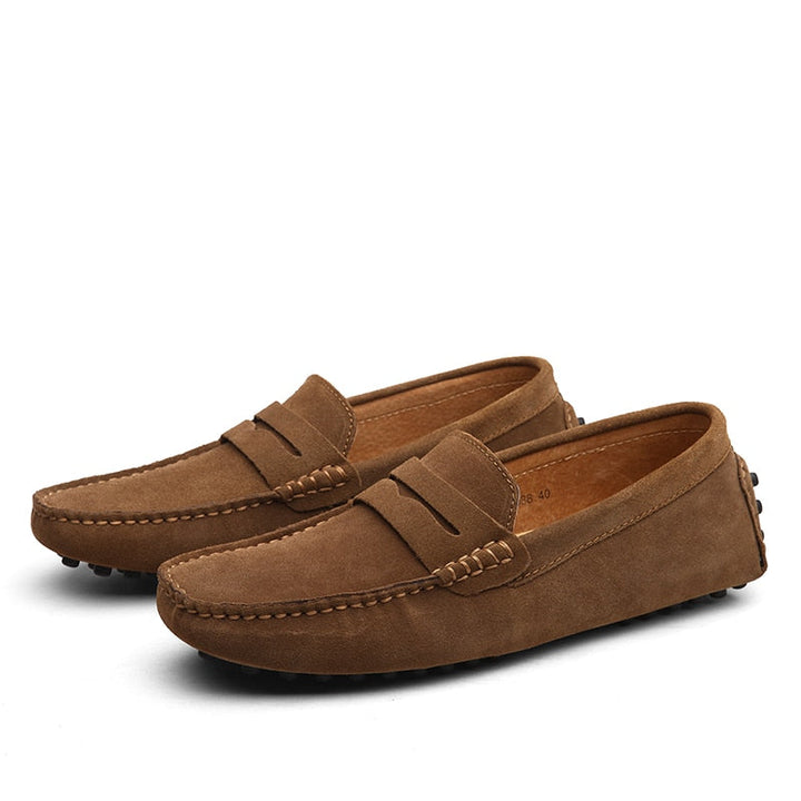 Zomerse heren instappers, casual Italiaanse mode loafers voor ontspannen en stijlvolle dagen.