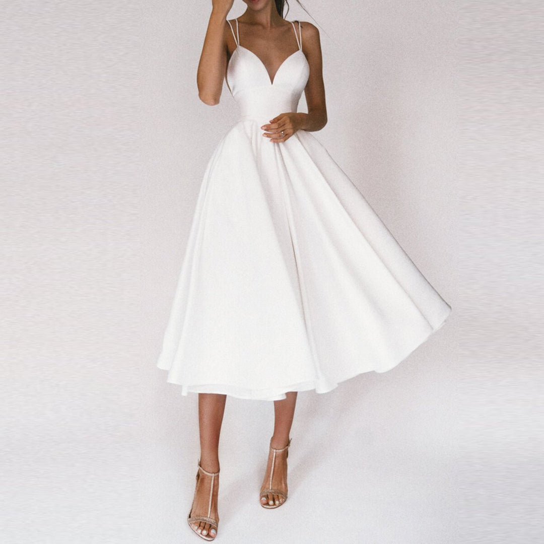 Dressy dames avondjurk, elegante lange feestjurk met een comfortabele en klassieke uitstraling.