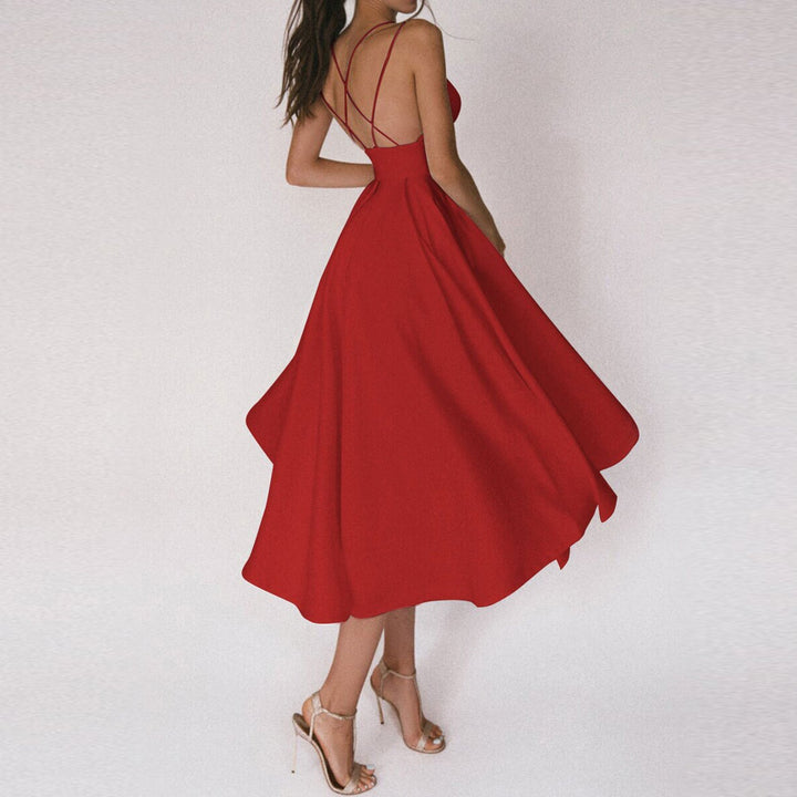 Stijlvolle klassieke damesjurk, elegant en comfortabel, perfect voor elk feest of avondevenement.