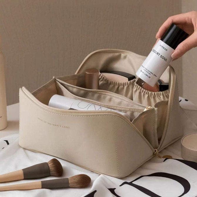Elegante make-up tas voor dames, perfect voor het georganiseerd opbergen van cosmetica en schoonheidsproducten.