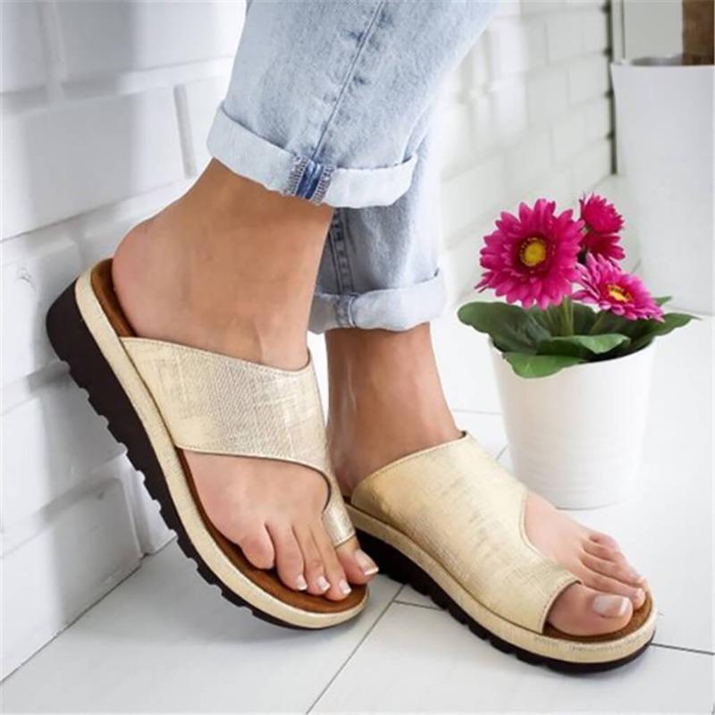 Heidi orthopedische sandalen in geel, goud, zwart, zilver, met ergonomisch voetbed en comfortabel design
