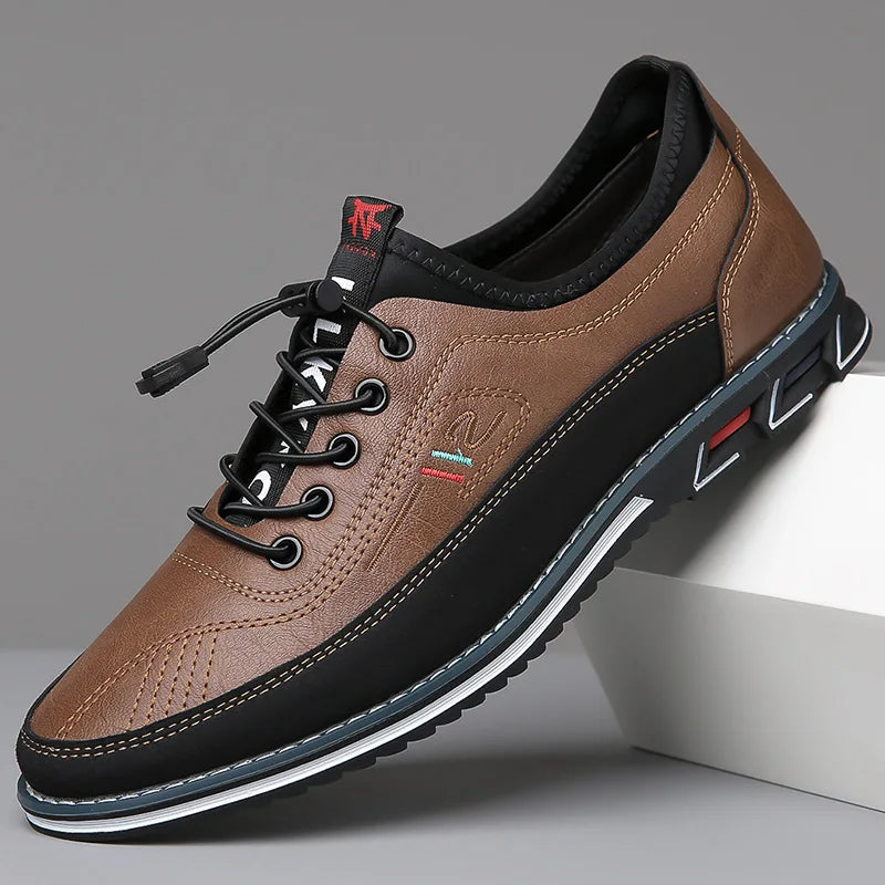 Comfortabele zwarte Oxford-schoenen voor heren, ideaal voor dagelijks gebruik en speciale gelegenheden.