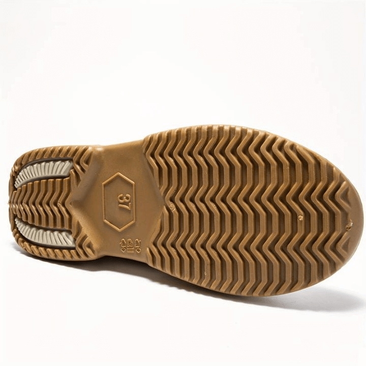 Elegante zwarte orthopedische regenlaarzen voor heren, waterdicht, ergonomisch, ideaal voor comfort en buitenactiviteiten.