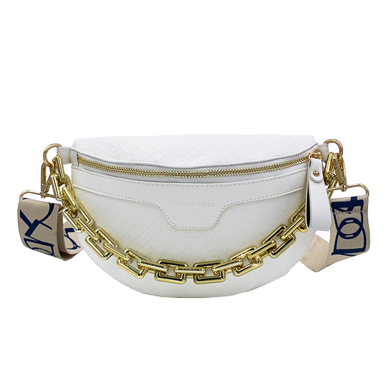 Elegante Shana dames crossbodytas van PU leer met verstelbare band, ideaal als stijlvol heuptasje of schoudertas.