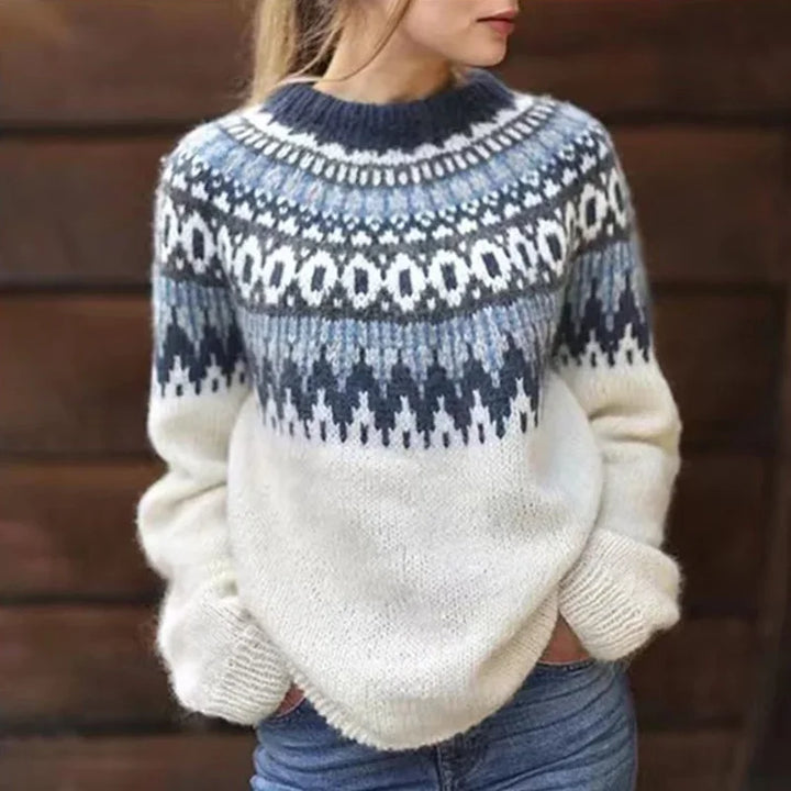 Elegante dameskasjmier trui, zachte stof, warm donkerblauw, elegante pasvorm, ideaal voor zowel chique of casual gelegenheden