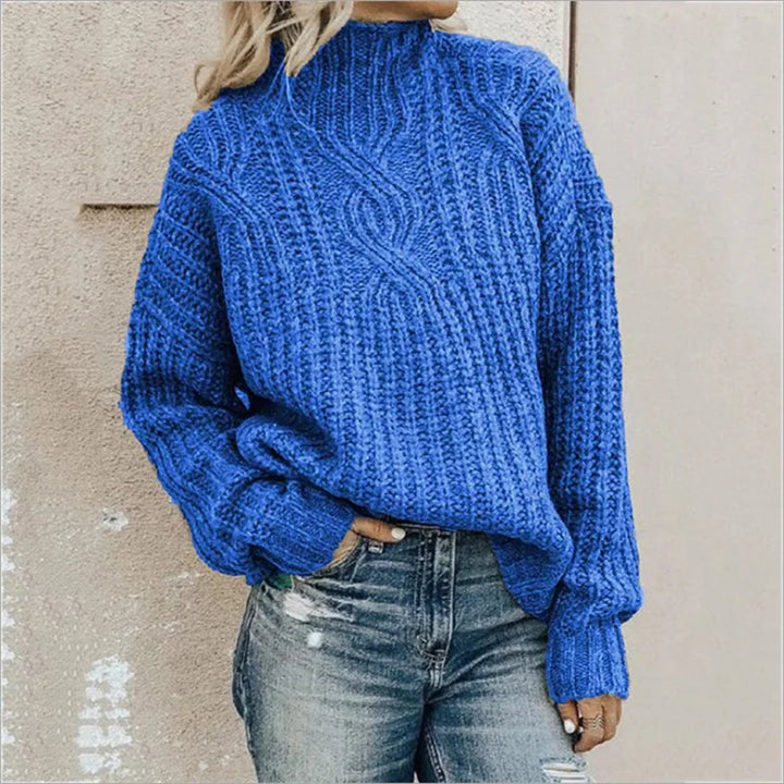 Elegante damestrui in een klassiek ontwerp, zacht en veelzijdig, verkrijgbaar in blauw, grijs en rood voor stijlvolle outfits.