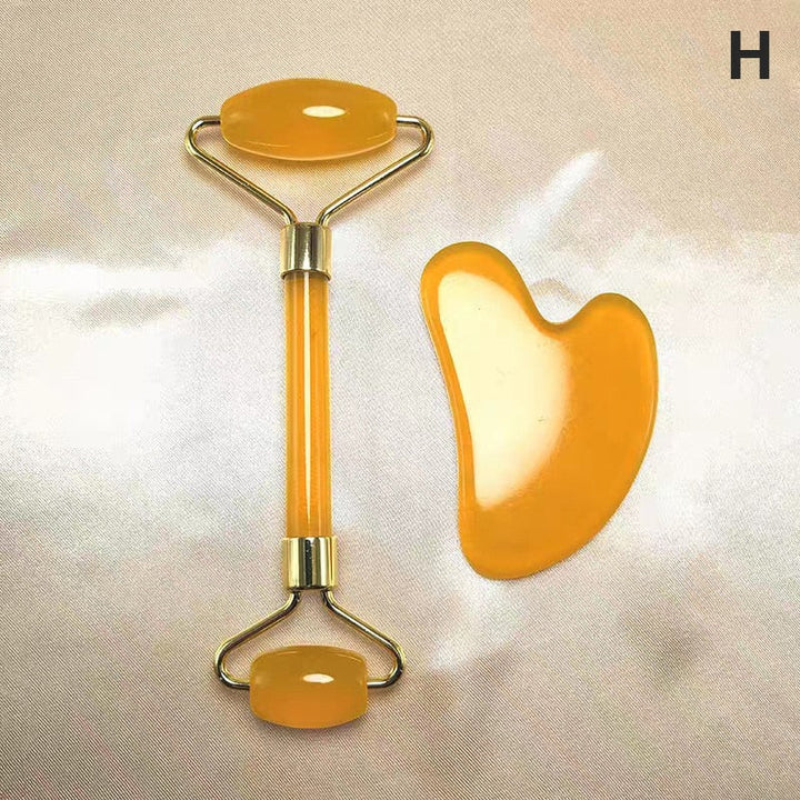 Rozenkwarts gezichtsroller voor huidverzorging