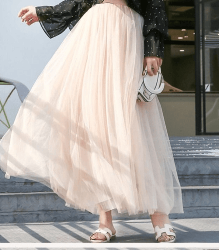 Elegante enkellange rok met hoge taille in het zwart, veelzijdig voor dagelijks en speciale gelegenheden