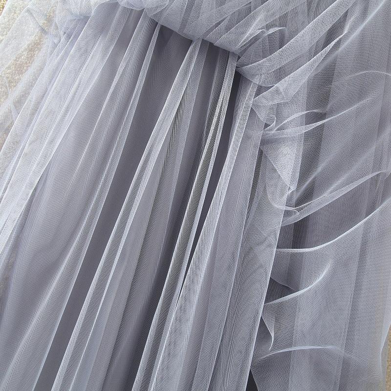 Elegante tule maxi-rok in beige, roze, grijs voor dames, ideaal voor chique outfits en veelzijdige gelegenheden.