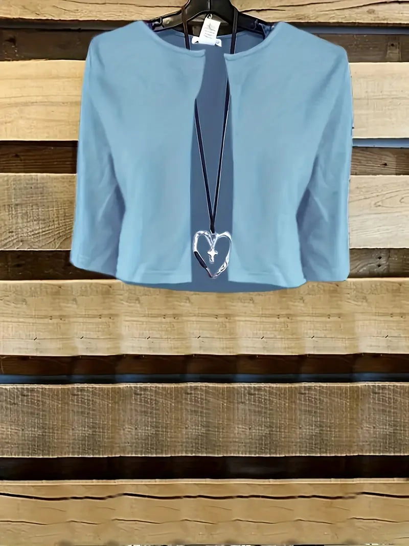 Elegant bloemen set voor dames: Bloemenjurk en effen crop top, tweedelige outfit, ideaal voor speciale gelegenheden.