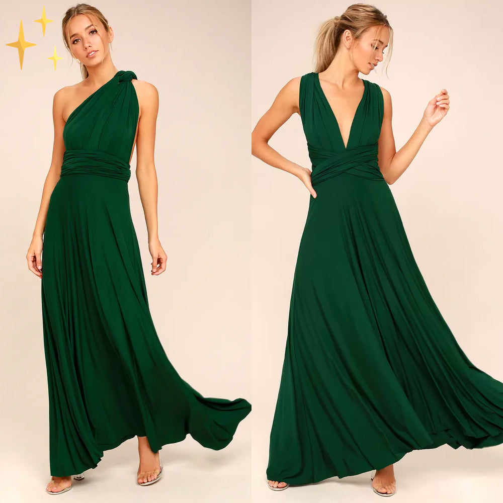 Elegant wikkeljurkje voor dames, licht en veelzijdig, met een figuuraccentuerend design, gemaakt van een delicate stof, perfect voor zomerse dagen en brunches.