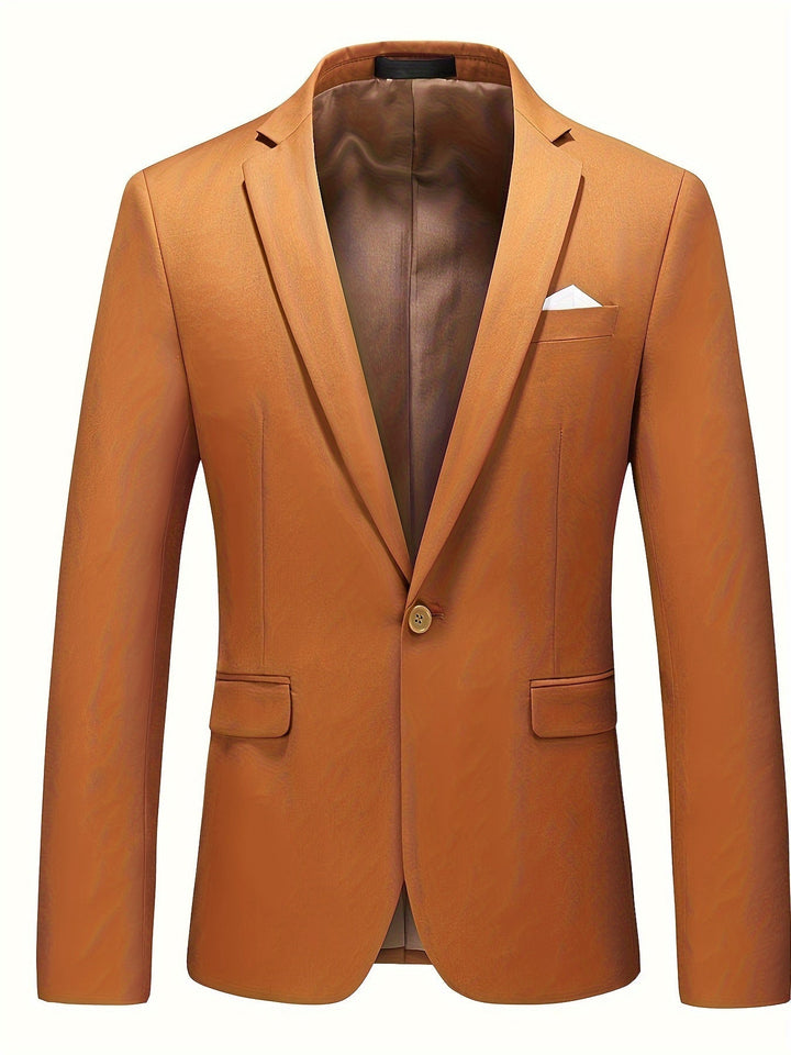 Heren business colbert in diverse kleuren, ideaal voor kantoor en formele gelegenheden, met klassieke revers.