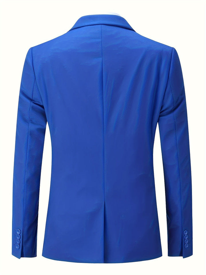 Heren business colbert in diverse kleuren, ideaal voor kantoor en formele gelegenheden, met klassieke revers.
