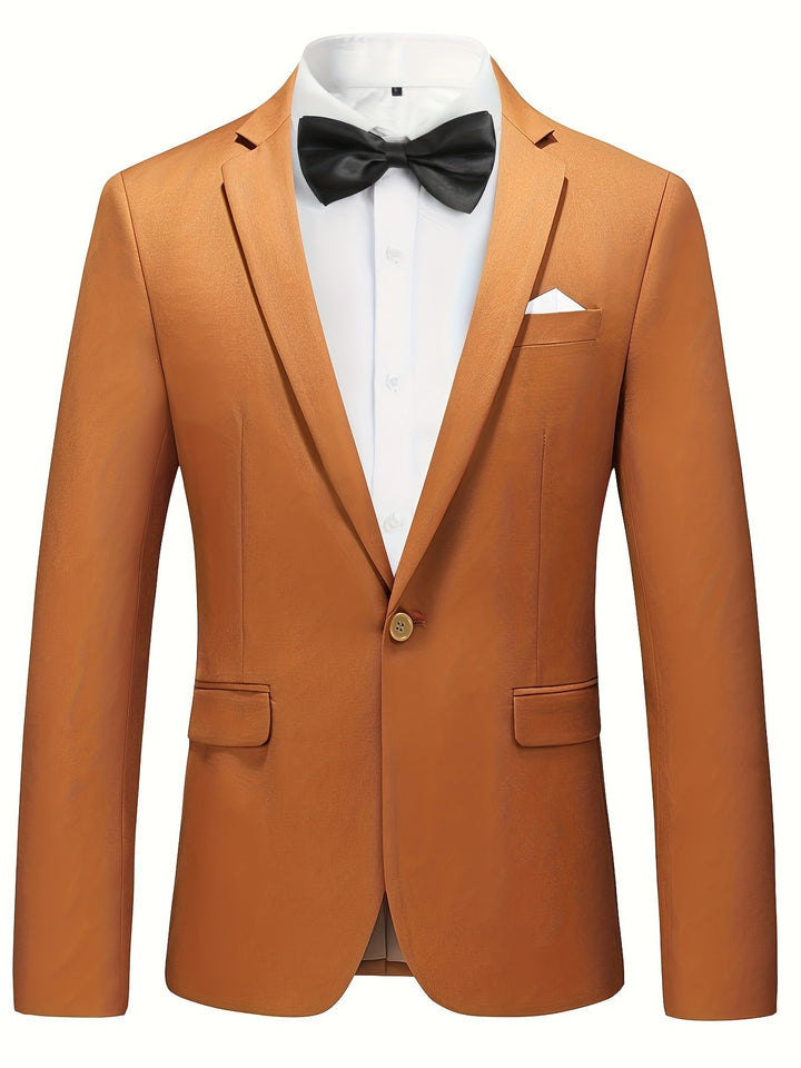 Heren business colbert in diverse kleuren, ideaal voor kantoor en formele gelegenheden, met klassieke revers.