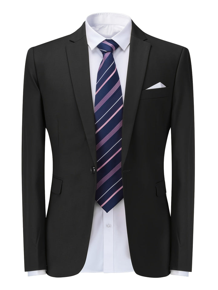 Heren business colbert in diverse kleuren, ideaal voor kantoor en formele gelegenheden, met klassieke revers.