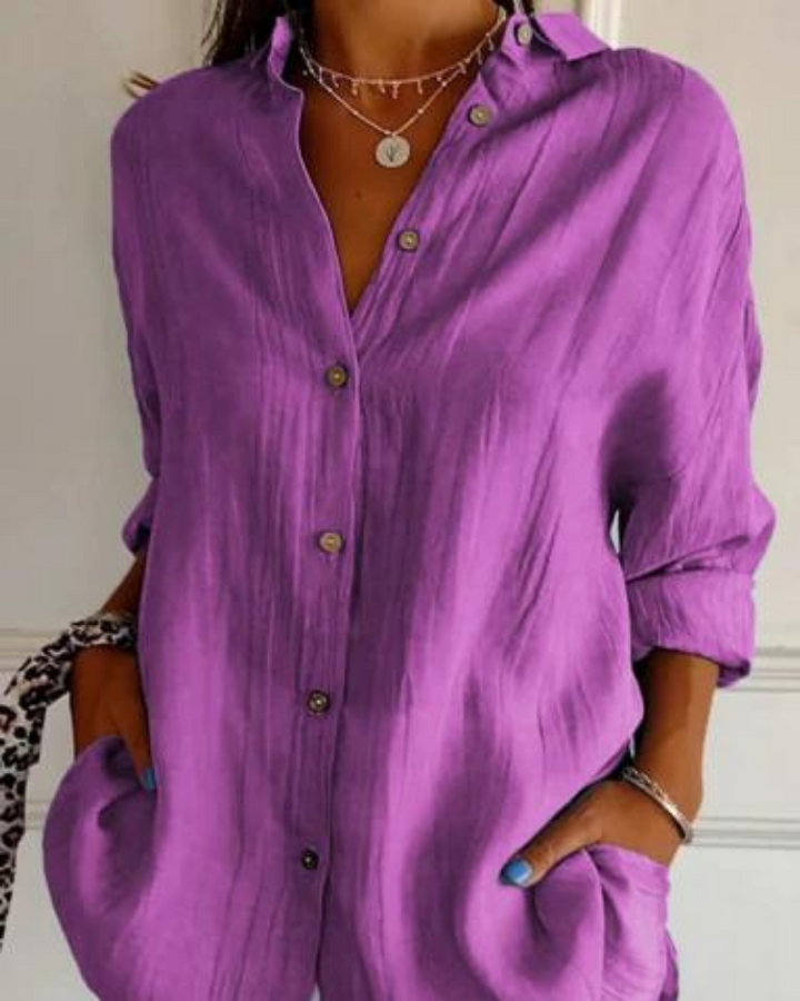 Elegant herenhemd in moderne snit, ademend en comfortabel, verkrijgbaar in diverse kleuren.