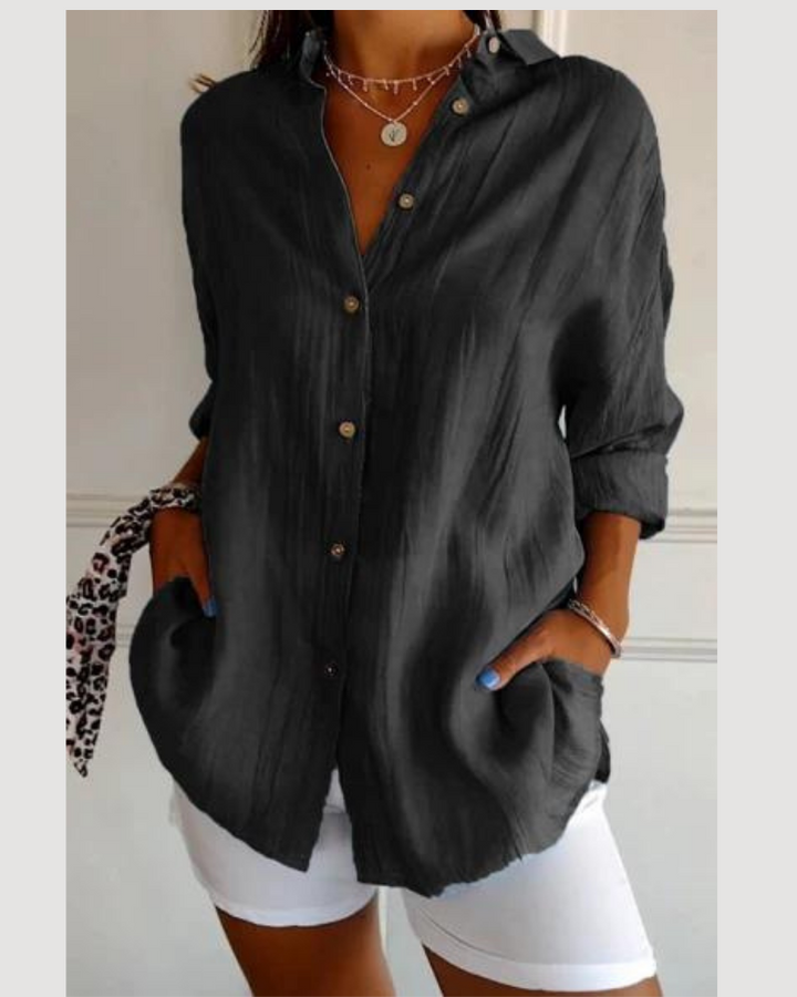 Elegant herenhemd in moderne snit, ademend en comfortabel, verkrijgbaar in diverse kleuren.