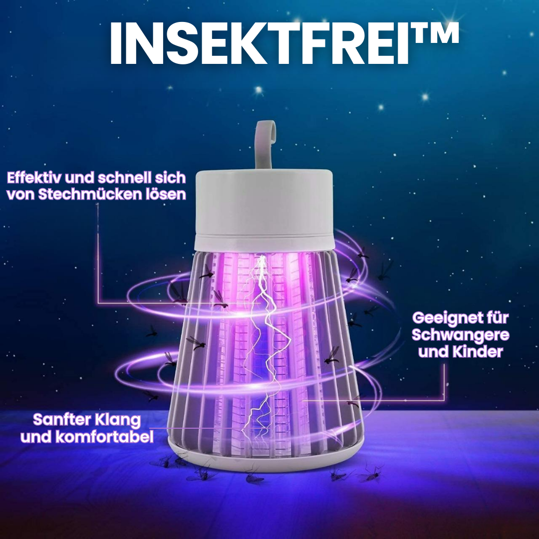 Krachtige elektrische insectenval met UV-licht, compact en lichtgewicht, biedt effectieve bescherming binnenshuis en buitenshuis tegen muggen.