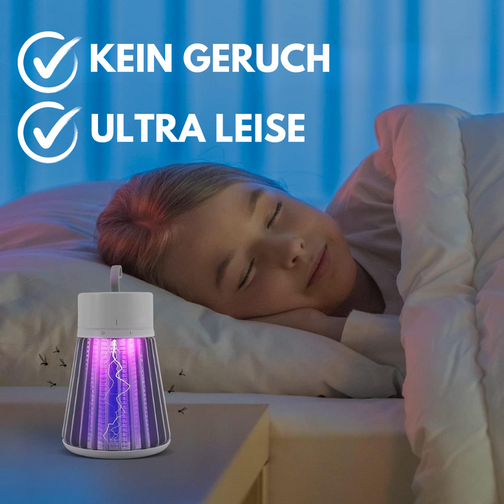 Krachtige elektrische insectenval met UV-licht, compact en lichtgewicht, biedt effectieve bescherming binnenshuis en buitenshuis tegen muggen.