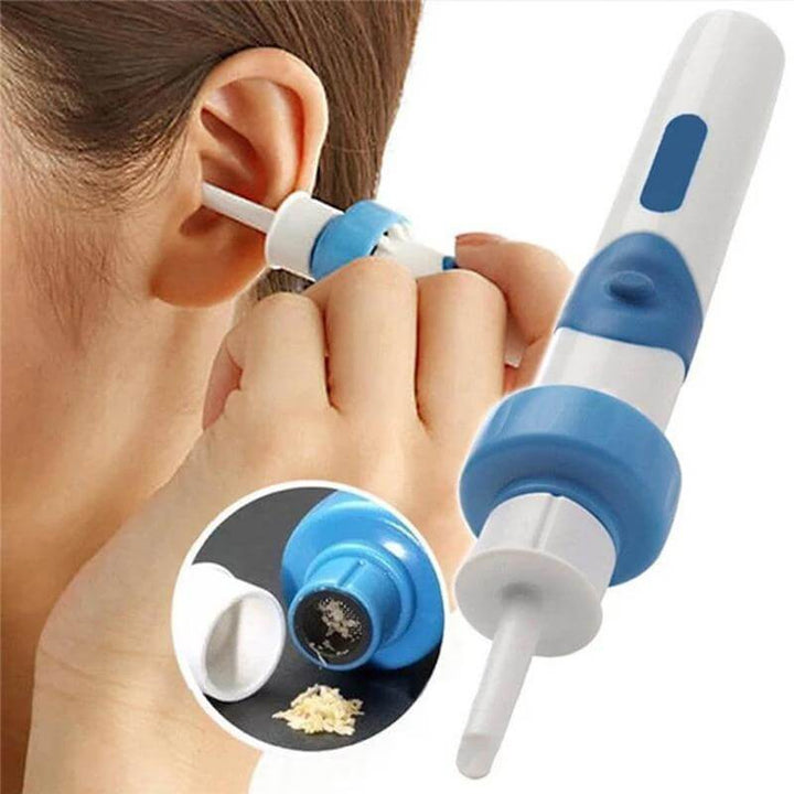 Elektrische oorsmeerverwijderaar voor veilige oorhygiëne; compact, unisex design voor effectieve oorreiniging.