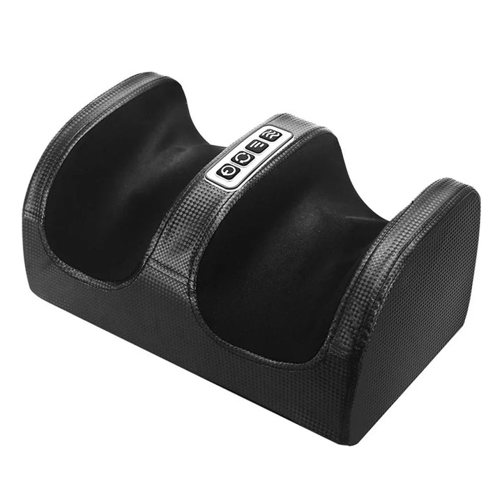 Compacte elektrische voetmassager met warmte- en shiatsu-functie, ideaal voor dagelijks comfort.